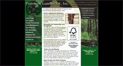 Desktop Screenshot of pattersonlumber.com